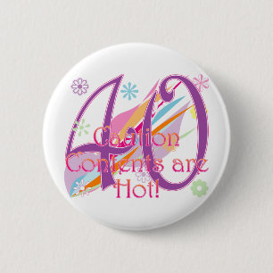 40-contents-hot 6 cm round badge