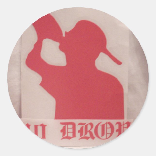 40 Drop Logo Vinyl Sticker (Front)