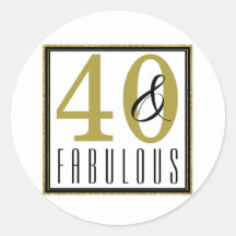 40 & Fabulous 40th Birthday Party