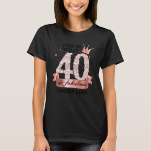 40 & Fabulous I Rose And White Party Group Candid  T-Shirt