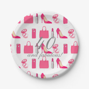 40 & Fabulous paper plate