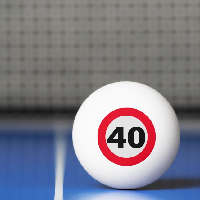 40 Jahre Geburtstag Tischtennisball Ping Pong Ball (Net)