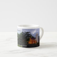 40 Mile Point Lighthouse 2 pict espresso mug