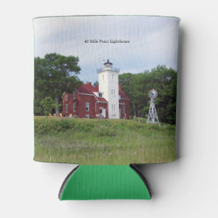 40 Mile Point Lighthouse can cooler