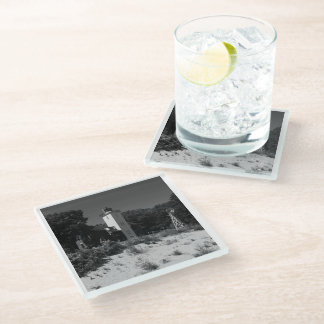 40 Mile Point Lighthouse Glass Coaster