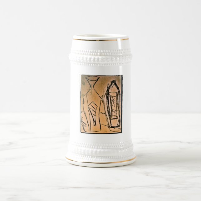 40 oz beer stein (Center)