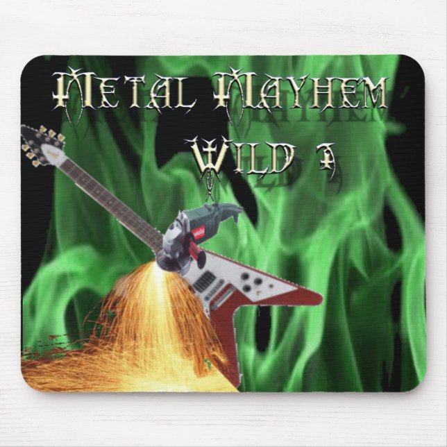 40 Rock Metal Mayhem Show Mouse Pad (Front)