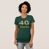 40 Rocks Bling T-Shirt (Front Full)