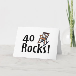 40 Rocks Card