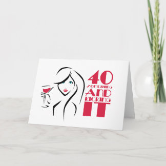40 something and kicking it women card