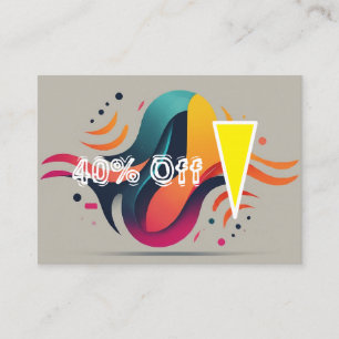 40% Unbelievable Savings! Discount Card