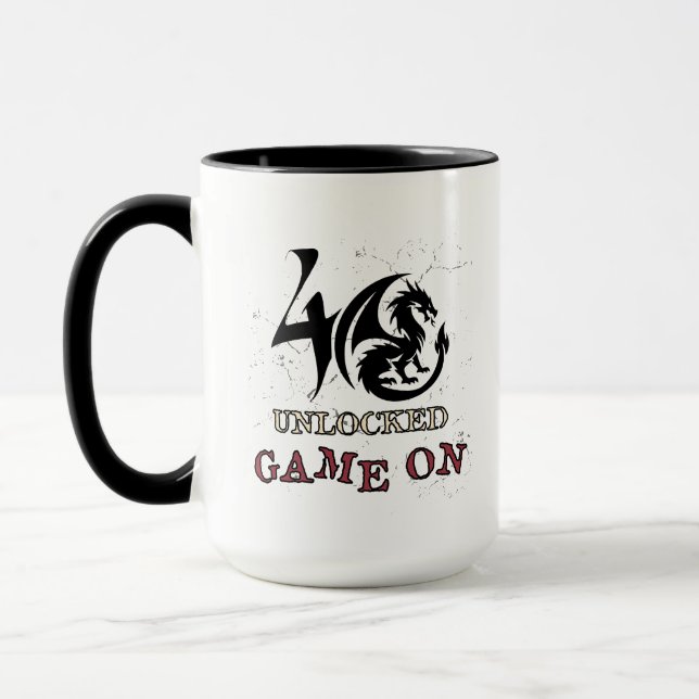 40 Unlocked~Game On Mug (Left)