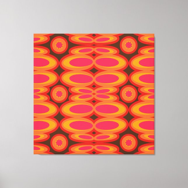 40"x40" XL Super Mod Retro aesthetic art print (Front)