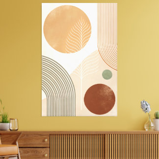 40" x 60" Boho Abstract Canvas Print Wall Art