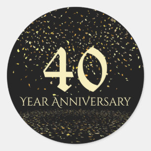 40 Year Anniversary Envelope Seal