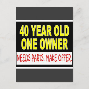 40 Year Old One Owner Needs Parts Make Offer Postcard