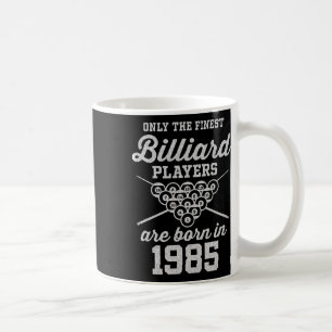40 Year Old Pool Player 40th Birthday Billiards Coffee Mug