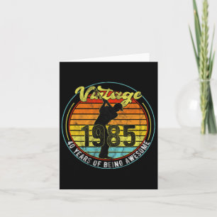 40 Year Old Vintage Golf Golfer 1985 40th Birthday Card