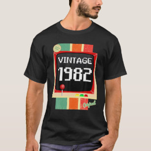 40 Years Birthday Man 1982 Gamer Console / Vintage T-Shirt