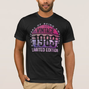 40 years of being awesome limited Edition Vintage  T-Shirt
