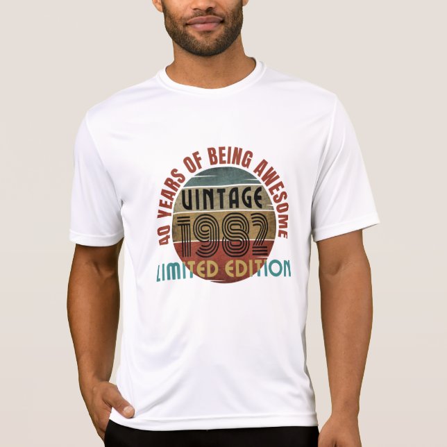 40 years of being awesome  T-Shirt (Front)