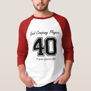 40 years of great plays t-shirt