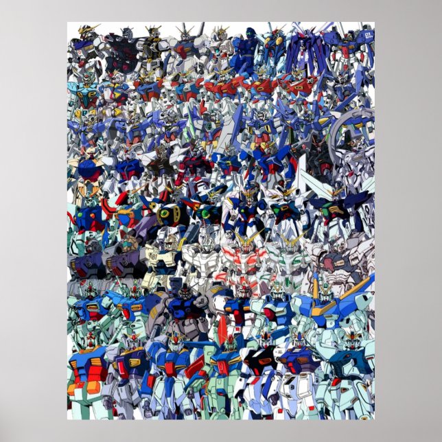 40 years of Gundam Poster (Front)