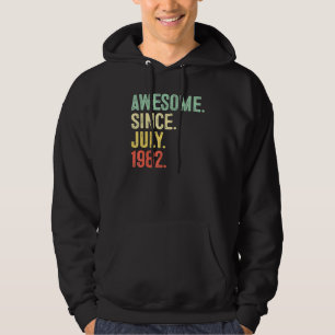 40 Years Old Awesome Since July 1982 40th Birthda Hoodie