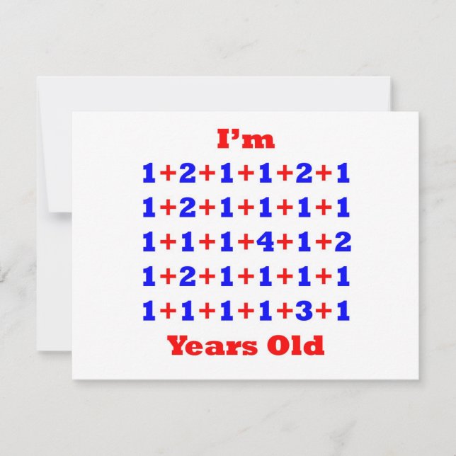 40 Years old! Card (Front)