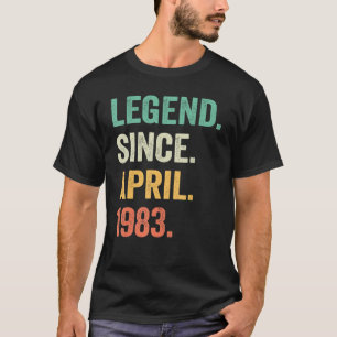40 Years Old Gifts 40th Birthday Men Legend Since T-Shirt
