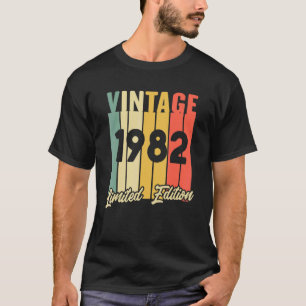 40 Years Old Vintage 1982 40th Birthday T-Shirt