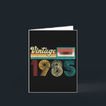 40 Years Old Vintage 1985 Cette Tape 40th Birthday Card<br><div class="desc">40 Years Old Vintage 1985 Cette Tape 40th Birthday Retro</div>
