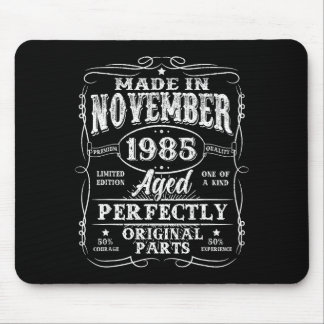 40 Years Old Vintage Made In November 1985 40th Bi Mouse Pad