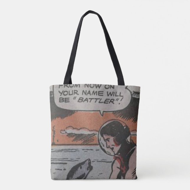 40s Adventure comic | Best gift for comics lovers Tote Bag (Back)