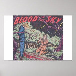 40s Horror vintage comics for comic book lovers Poster