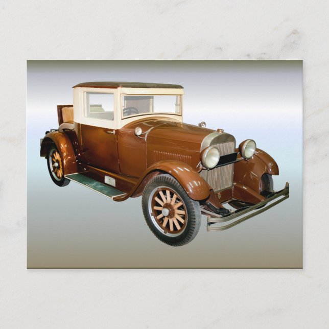 40s Vintage Automobile - Transportation Postcard (Front)