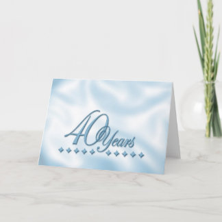 40th Anniversary Card