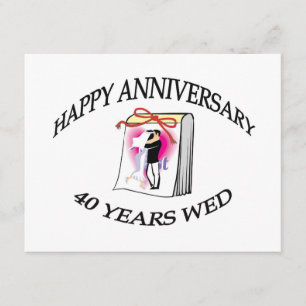 40th. ANNIVERSARY Card