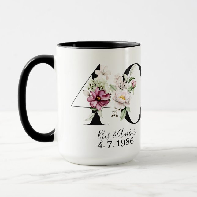 40th Anniversary Coffee Mug (Left)