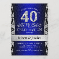 40th Anniversary Party - Blue Silver