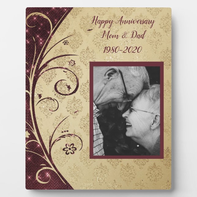 40th Anniversary Plaque (Front)