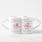 40th Anniversary Ruby Hearts Confetti