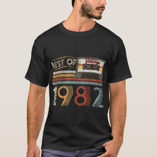 40th Best of 1982 Birthday Gifts Vintage 40 Year O T-Shirt