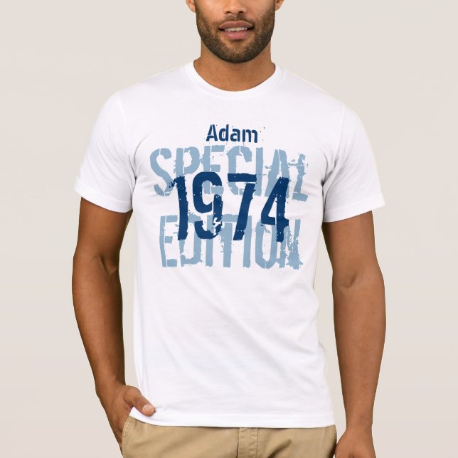 40th Birthday 1974 Special Edition Custom V24 T-Shirt (Front)