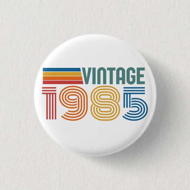 40th Birthday 3 Cm Round Badge (Front)