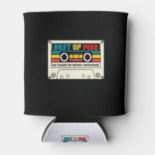 40th Birthday Best Of 1982 Can Cooler