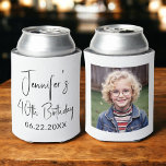 40th Birthday Black White Instagram Photo Can Cooler<br><div class="desc">Celebrate in style with this 40th Birthday Black and White Instagram Photo Can Cooler! Featuring a sleek black and white design, this customisable can cooler showcases your favourite Instagram-style photo, making it a fun and personal party favour. Perfect for milestone birthday celebrations, it keeps drinks cold while adding a stylish...</div>