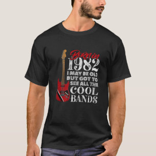 40Th Birthday - Born In 1982 I Electric Guitar I R T-Shirt