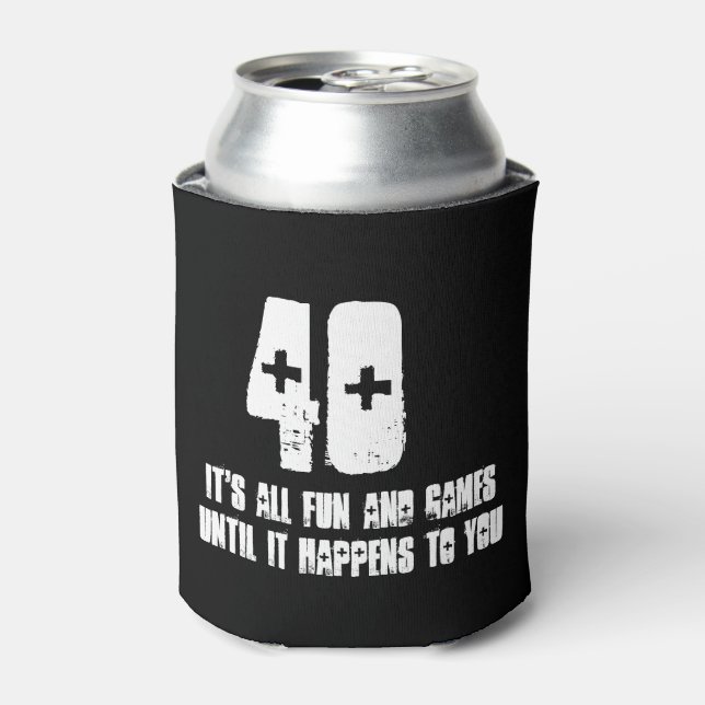 40th Birthday Can Can Cooler (Can Front)