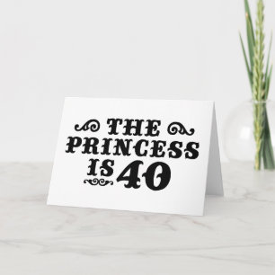 40th Birthday Card